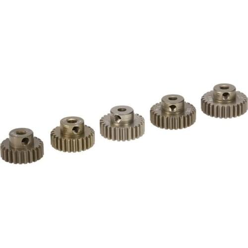 ABWE Best Sale M0.6 3.175mm 23T 24T 25T 26T 27T 0.6 Module Pinion Motor Gear for 1/8 1/10 RC Off-road Buggy Truck Brushed Brus