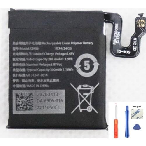 ISUNOO 300mAh battery for OPPO XE906 Smart Watch With Repair Tools