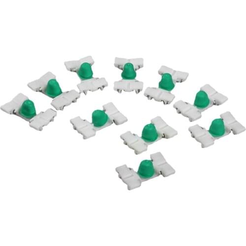 White Nylon Exterior Door Fender Moulding trim clips 51131960054 Auto Fastener Clip For VW MK3 Golf Long Short Stem