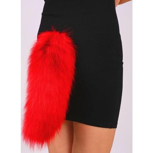 BESTCO 18+ Magnet Plug Plush Fox Cat Tail Cosplay Erotic Adult Flirting Sex Toys For Women Girls Role Games Fun Accessories