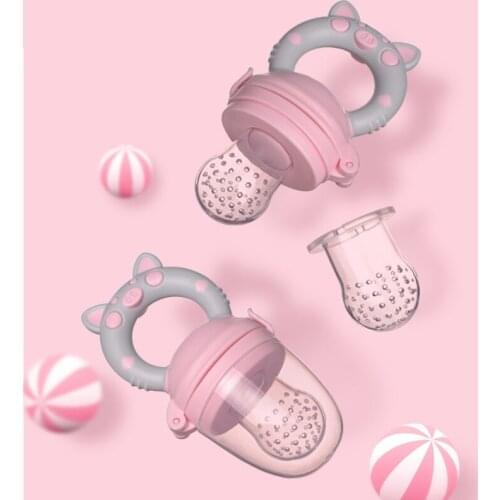 Toddler Nibbler Baby Pacifier Feeder Cup Kids Boy Girl Fruit Nipples Feeding Safe Infant Baby Supplies Nipple Soother Bottles