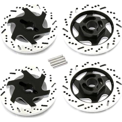 Wheel Rim Brake Disc Metal Replacement Parts for 1/10 RC Car Upgraded Durable Modified Vehicle Supplies Accessories