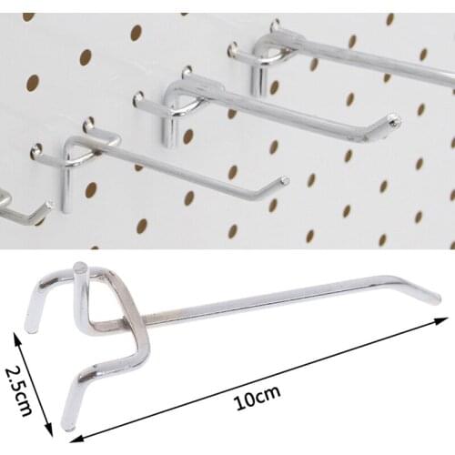 5pcs Hook Panel Perforated Wall Storage Garage Workshop Fixing 10CM Items articles accessory organizer tools organized