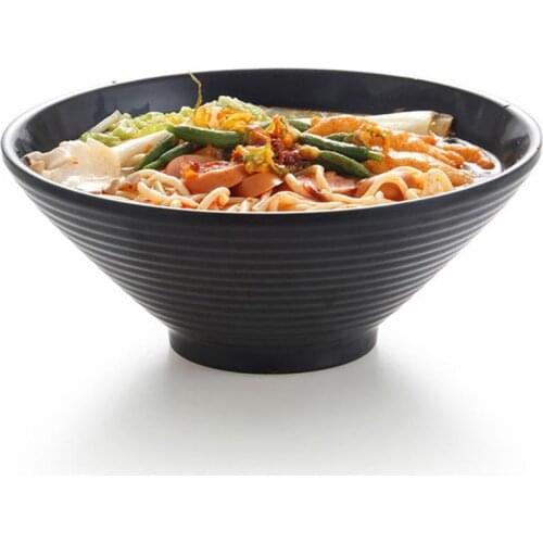 Melamine Anti-slip Insulation Rice Ramen Noodles Soup Bowl Restaurant Tableware Large Capacity Eating Bowl