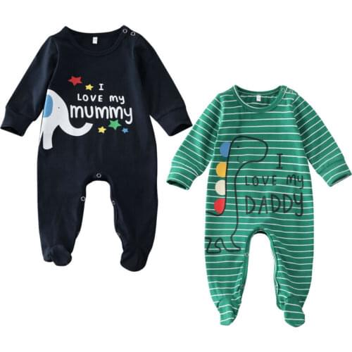 0-6M Newborn Kid Baby Boy Girl Clothes Cartoon Animal Knit Romper Long Sleeve Cute Jumpsuit New born Sweet Cotton Outfit