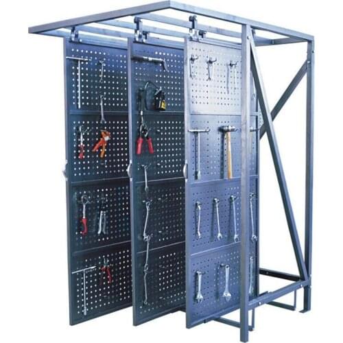 Tool Hanging Board 3-Piece Tool Holder Moveable Tools Shelf