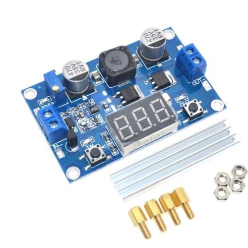 LTC1871 DC Step Up Booster Converter 3-35VDC to 3.5-35VDC + LED Voltmeter DC-DC Step Up Module Power Supply Voltage Regulator