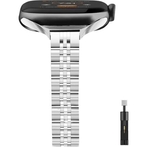 Bracelet for apple watch se strap thin Stainless Steel band for iwatch se 6 5 4 3 40mm 44mm 38mm 42mm bands women Girls wrist