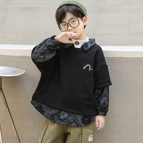 Grey Spring Autumn Boys Sweatshirts Jacket Coat Kids Overcoat Outwear Teenager Tops Children Clothes Beach Formal High Quality