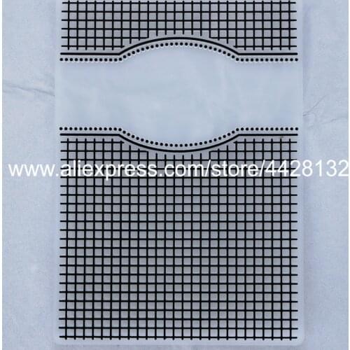 Grid Plastic Embossing Folder For Scrapbook DIY Album Card Tool Plastic Template 10.4x14.6cm 9081650