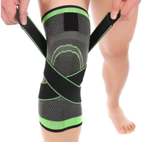 Cycling Knit Knee Brace Support Sports Protector Knee Pads Kinesiology Tape Knee Sleeve Genouillere Sport Kniebrace Powerlifting