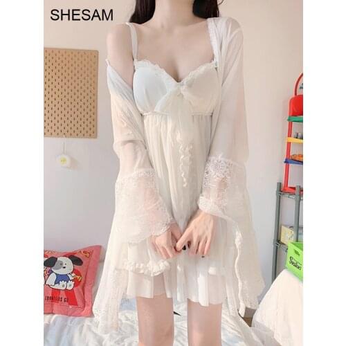 Women Spring And Summer 2021 New Chiffon Lace Sling Two Piece Set Sexy Fashion Suit Clothes Party Dress Vestidos