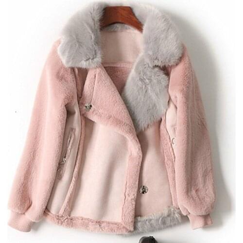 Winter Cropped Faux Leather Suede Jacket Women Female Warm Motorcycle Biker Faux Fur Lined Suede Short Coat Ladies Windbreaker