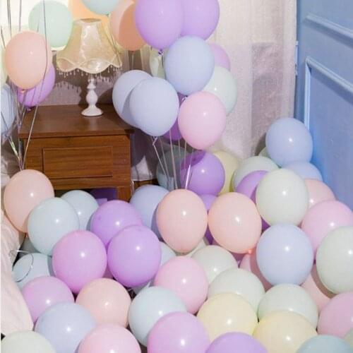 10/20/50/100pcs Pink Blue Macaron Latex Balloons Balony Matte Pastel Balloon Birthday Party Wedding Baby Shower Decorations