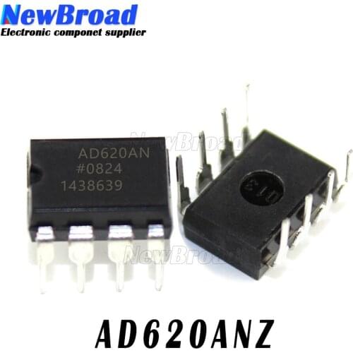 2PCS AD620ANZ DIP-8 AD620AN DIP AD620A AD620 operational amplifier
