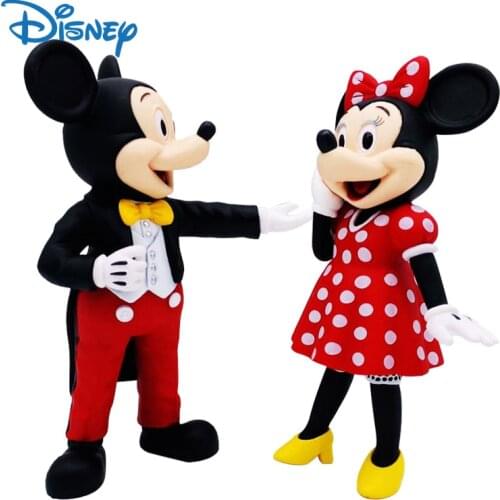 2pcs/Lot Mickey Mouse Figures Decoration Minnie Doll Collectible Figurines Cool Stuff Birthday Gift Girl Toys For Children Hot