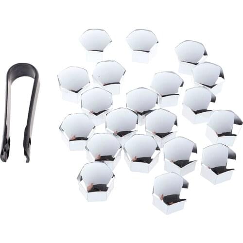 20Pcs Special Socket Auto Hub Screw Cover Bolt Rims Car Wheel Nut Caps Car Styling 17mm Exterior Decoration Protection