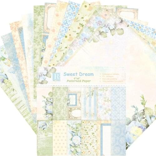 24Pcs/Lot Country Town Retro Material Papers DIY Scrapbooking Album Diary Gift Decorative Paper Scrapbooking Paper