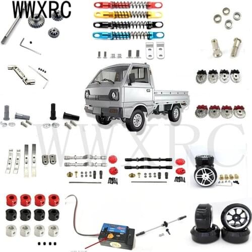 Metal Drive Shaft Hex Adapter Rear Axle Wheel Hub Gearbox DIY for WPL D12 C14 C24 C34 B14 B24 RC Car Upgrade Accessories