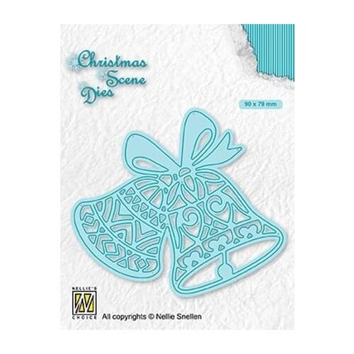 AliliArts Metal Cutting Dies Christmas bell diy Scrapbooking Photo Album Decorative Embossing PaperCard Crafts Die