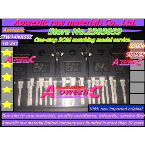 Aoweziic 2016+ 100% new imported original STW14NK50 STW14NK50Z TO-247 FET 550V 14A