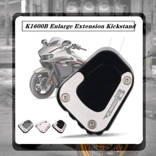 For BMW K1600GTL K1600GT K 1600 GTL GT 2017 2018 2019 2020 Motorcycle Kickstand Foot Side Stand Extension Pad Support Plate