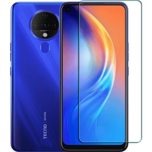 For Tecno Spark 6 6.8" Screen Protective Tempered Glass ON Spark6 KE7 Protector Cover Film