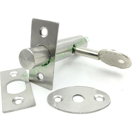 Stainless steel pipe well lock,Concealed door, lock Pipe/Fire door/ Escape/Aisle/Invisible lock,door hardware