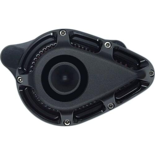 Cnc Multi-Angle Filter Turnable Air Cleaner Aluminum Matte Black for Harley Touring Street Glide Touring Road Glide Softail Dyna