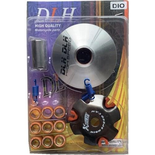 Motorcycle Scooter High Performance Variator Kit with Roller Weights Drive Pulley For HONDA DIO50 AF18 AF28 AF34 AF35 ZX50
