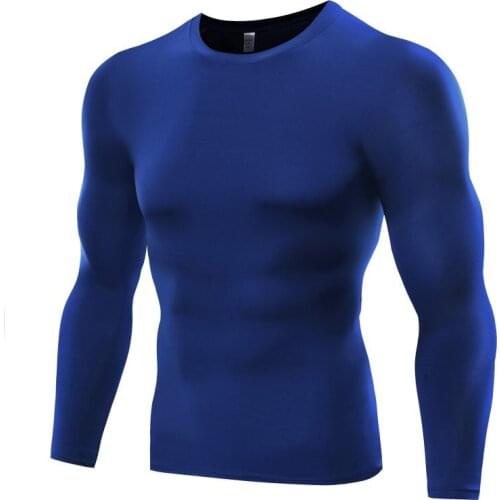 Men Running Compression Sport COTTON Suits Basketball Training Tights Clothes Gym Fitness Jogging Sportswear