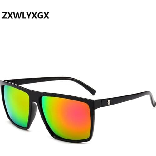 2021 Square Sunglasses Men Brand Designer Mirror Photochromic Oversized Sunglasses Male Sun glasses Man oculos de sol