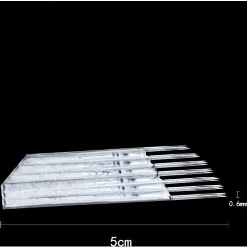 New 7 pcs 3R Tattoo Needles Permanent Makeup Eyebrow Embroidery Blade For 3D Microblading Manual Tattoo Pen
