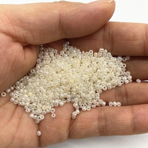 New 2/ 3/4/mm cream beads Charm Czech Glass Seed Beads DIY Bracelet Beads for Jewelry Making Earring Necklace # 12