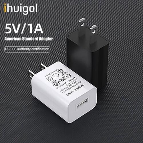 Ihuigol EU US USB Charger Portable Travel Power Charger For iPhone Samsung Xiaomi Universal USB Adapter Plugs 5V 1A Wall Charger