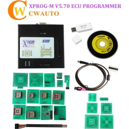 Latest Xprogm XPROG M V5.84 ECU Programmer X-PROG-m with USB Dongle Chip Tuning Tool DHL Fast shipping