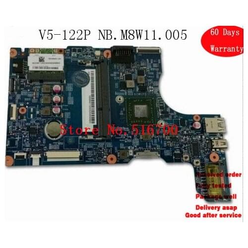 System Motherboard For Acer Aspire V5-122P Motherboard A4-1250 CPU NB.M8W11.005 48.4LK01.031 Tested