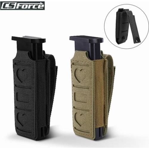Tactical Molle 9mm Magazine Pouch Holster Pistol Handgun Mag Carry Case Glock 19 21 Beretta 92 Handgun Hunting Mag Pouch Nylon