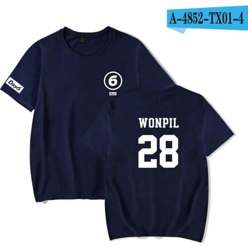 All-match kpop Day6 T-shirts Boys/Girls hip hop couple men women t shirt casual tee shirt short sleeve t-shirt tops Tees