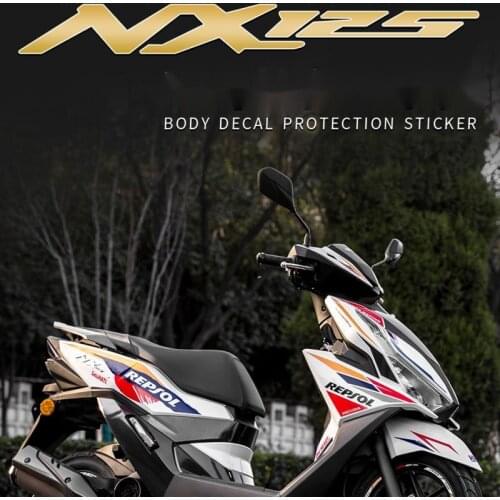 Motorcycle Drawing Protection Sticker Printmaking Body Film Waterproof and Wear-resistant for Wuyang Honda Nx125