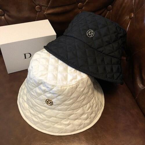 HT047 Women Hat Warm Female Cap Winter Bucket Hat for Women Outdoor Sunscreen Sun Hat Panama Lady Cap