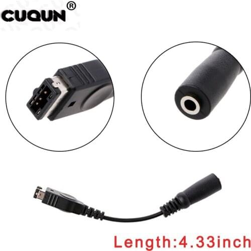 10Pcs 4.33in Length Jack Headphone Earphone Adapter Cable Cord For Game Boy Advanced GBA SP Portable Audio Video Earphone Cable