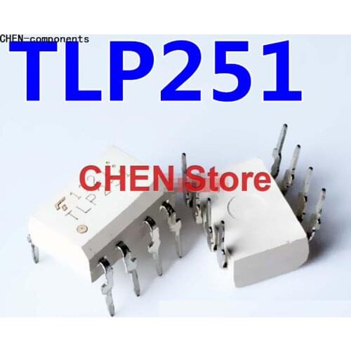10pcs Original optocoupler TLP251 straight Insert Optocoupler TLP251