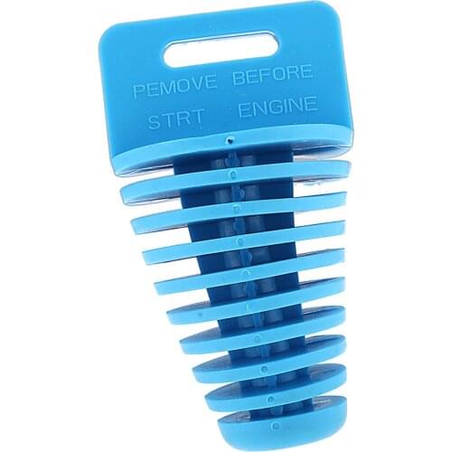 2/4 Stroke Motorbike Rubber Plug Exhaust Pipe Muffler Wash Plug Blue 32-61mm