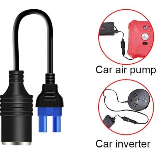 Dropship Car Electric EC5 Connector For Jump Starter Auto MP3 Refrigerator Data Recorder Cigarette Lighter Socket Adaptor Cable