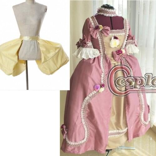 Rococo Baroque Ball Gown Dress Gothic Medieval Victorian Dress With Petticoat Custom Made D0331