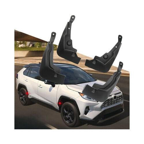 Splash Guards Mud Flaps Mud Guards 4pcs For Toyota RAV4 2019 - 2020