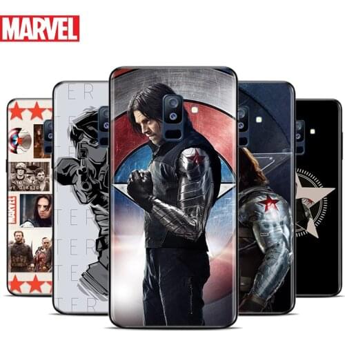 Marvel Winter Soldier White Wolf For Samsung Galaxy A9 A8 Star A8S A7 A6 A6S A5 A3 Plus 2018 2017 2016 A750 Black Phone Case