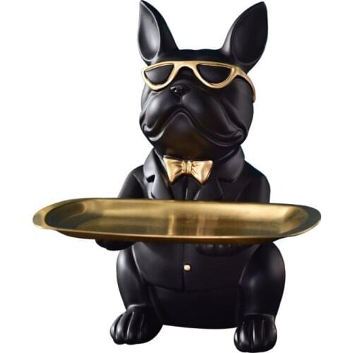 Home Decor Figurine Multifunctional Tea Table Ornaments Small Items Storage Tray Homes Living Room Porch Decoration Parts