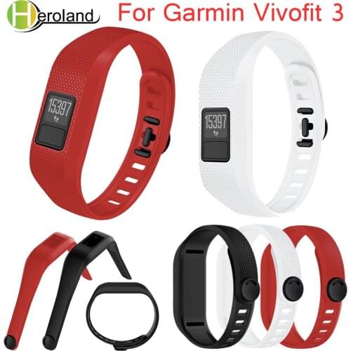 Hot sport For Garmin Vivofit 3 Soft Silicone Replacement Wrist smart Band Strap Accessory Wrist bands For Garmin Vivofit 3 band